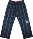 Брюки Supreme x Junya Watanabe x Comme des Garçons MAN Printed Work Pant Navy Plaid, синий - фото