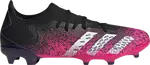 Мужские бутсы Adidas Predator Freak 3 FG, черный/розовый - фото 2