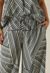 Брюки STRIPE PRINT WIDE LEG Evans, кремовый - фото 4