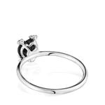 Кольцо Tous Color Pills Heart, серебро/оникс - фото 3