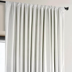 Шторы HPD Half Price Drapes Extra Wide Blackout Solid Thermal, 254x243,84 см, светло-серый - фото 7