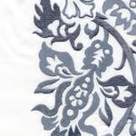 Простыня SFERRA Saxon Flat, 290х290, синий - фото 5