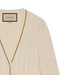 Кардиган женский Gucci, кремовый - фото 7