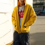 Толстовка с капюшоном на молнии Supreme, белый - фото 10