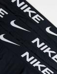 Набор из трех черных боксеров из микрофибры Nike Dri-Fit Essential - фото 2