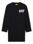 Off-White Kids платье Arrow Chunky, черный - фото