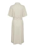 Платье-рубашка PIECES PIA, кремовый - фото 3