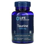 Life Extension, Таурин, 1000 мг, 90 вегетарианских капсул - фото