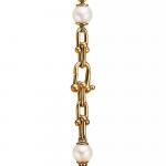 Браслет Tiffany & Co. Link, желтое золото с жемчугом - фото 3