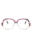 Cazal очки в геометричной оправе, розовый - фото