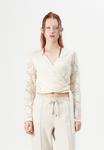 Блуза CEY WRAP VILA, кремовый - фото