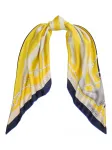 Шелковый платок в полоску Ralph Lauren Collection, желтый - фото 2