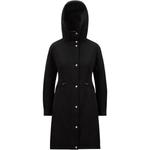 Пальто-парка женское черный Moncler - фото