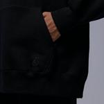 Толстовка (WMNS) Air Jordan Flight Fleece Pullover Hoodie 'Black', черный - фото 4