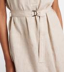 Льняное макси-платье Brunello Cucinelli, Jute - фото 5