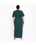 Платье макси Plus Size Braelynn CITY CHIC, зеленый - фото 2
