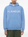 Толстовка с логотипом FLÂNEUR, синий - фото 2