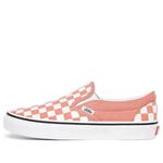 Кроссовки classic slip-on 'rose dawn checkerboard' Vans, розовый - фото