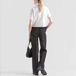 Повседневные брюки женские угольно-серые Prada - фото 3