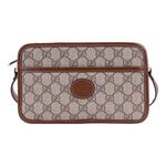 Сумка mini bag with interlocking g 'beige' Gucci, бежевый - фото