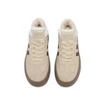 Женские низкие скейтерские кроссовки ST&SAT, экрю - фото 4