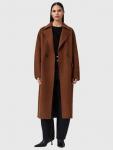 Пальто Sellma из шерсти Wool Rich AllSaints, Light Brown - фото 8