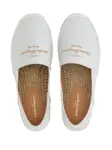 Эспадрильи с вышитым логотипом Ferragamo, белый - фото 4