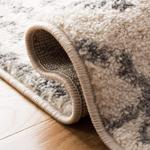 Ковер-дорожка SAFAVIEH, 61 x 458 см, Tulum Collection, Ivory & Grey, марокканский бохо дистресс дизайн, не линяет и прост в уходе, идеален для помещений с высокой проходимостью в гостиной, спальне (TUL229A) - фото 6