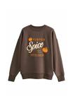 Толстовка Next Sweatshirt, Chocolate Brown/Brown - фото 5