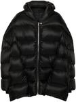Rick Owens куртка-пуховик Peter с капюшоном, черный - фото