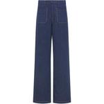 DIOR 8 Jeans Women's Dark Blue - фото
