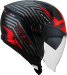 Шлем KYT d-city lucent jet, Black/Red - фото 2