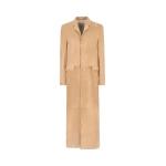 Пальто Marni Soft Suede Duster Coat, Pale Peach - фото