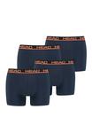 Боксеры HEAD Boxershorts Head Basic Boxer 4P, цвет 010 - Blue / Orange - фото