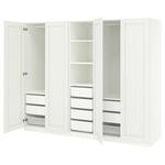 Гардероб PAX/GULLABERG IKEA, 250x60x201 см, белый - фото