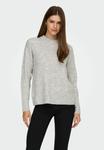 Джемпер ONLY ONLCAMILLA O-NECK PULLOVER, Light Grey Melange/Light Grey - фото