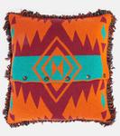 Подушка из шерстяного жаккарда Icon Alanui, Bright Orange - фото 2