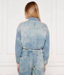 Пузырь джинсовой Рубашка Cropped fit One Teaspoon, синий - фото 3