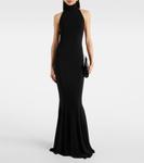 Платье с расклешенным подолом Norma Kamali, черный - фото 2