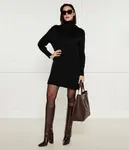 Платье из шерсти Ферингата Boss Orange, черный - фото 2