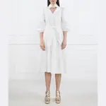 Платье с поясом Karl Lagerfeld, белый - фото