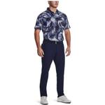 Рубашка поло с принтом Palm SS23 Iso-Chill Under Armour, темно-синий - фото 3