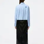 Рубашка с плиссировкой ADER ERROR, светло-голубой - фото 6