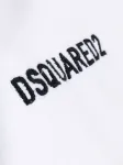Халат с капюшоном и логотипом DSQUARED2, белый - фото 3