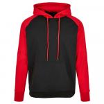 Худи Build Your Brand Basic Raglan, черный - фото