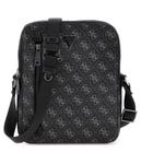 Сумка мужская Guess через плечо с монограммой логотипа, черный - фото