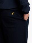 Шорты с завязками из льняной смеси Lyle & Scott, темно-синий - фото 5