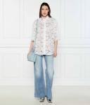 Кружевная рубашка Loose fit Michael Kors, белый - фото 2