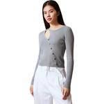 CALVIN KLEIN Вязаный свитер Women's PN6-Cloud Trail Gray, PN6-Cloud Trace Gray - фото 6