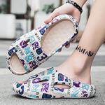 Шлепанцы мужские Caritesport, черный/фиолетовый - фото 16